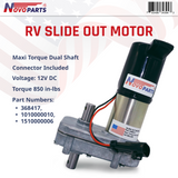 368417 RV Slide Out Motor Replacement for Power Gear Slide Out Motor 12V 1010000010 1510000006 Double Shaft US SELLER ONE YEAR WARRANTY FREE REPLACEMENT FAST AND FREE SHIPPING