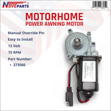 Load image into Gallery viewer, RV Power Awning Replacement Motor 373566 Compatible with Solera US SELLER ONE YEAR WARRANTY FREE REPLACEMENT FAST AND FREE SHIPPING