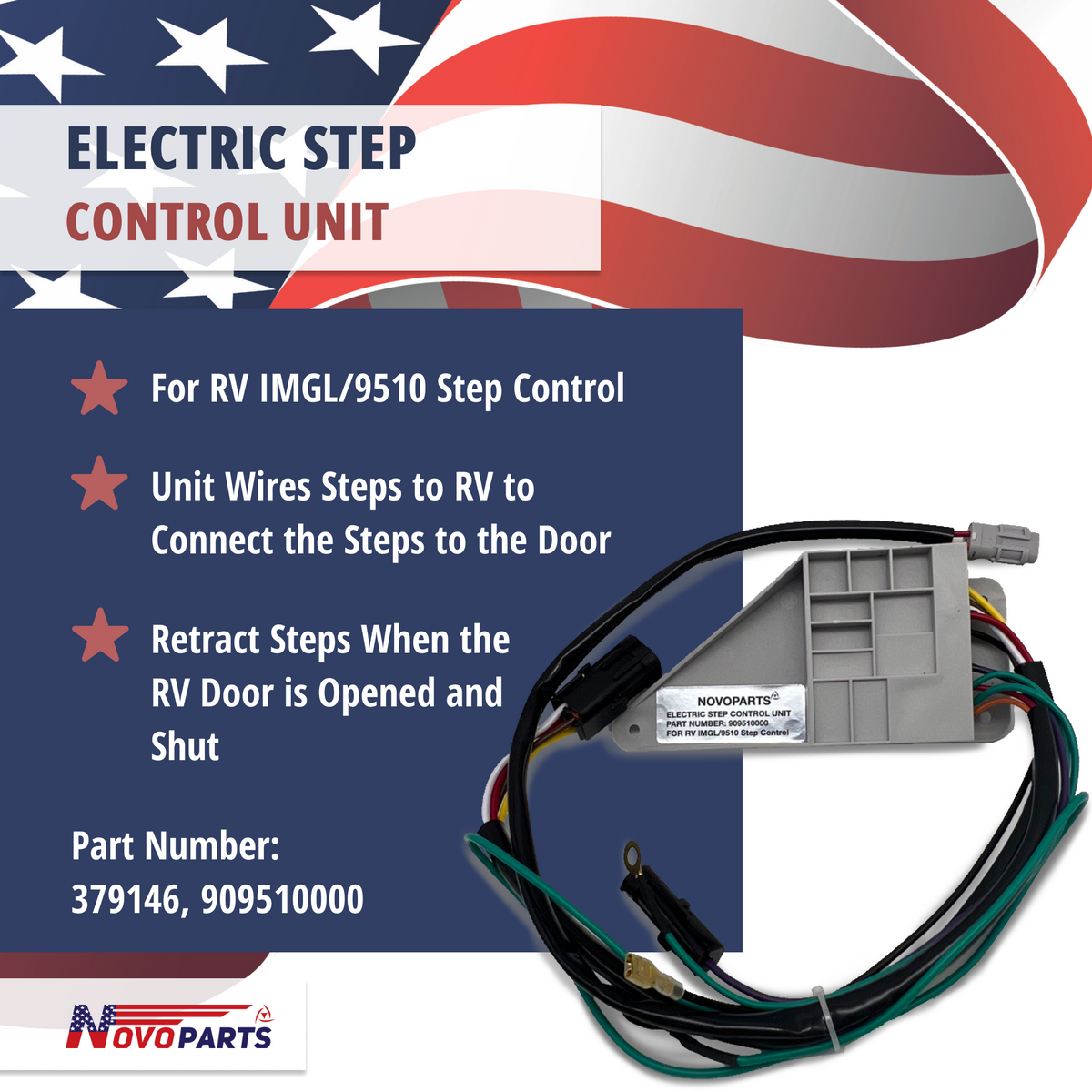 379146 Replacement Control Unit for Kwikee Electric RV Steps 909510000 ...