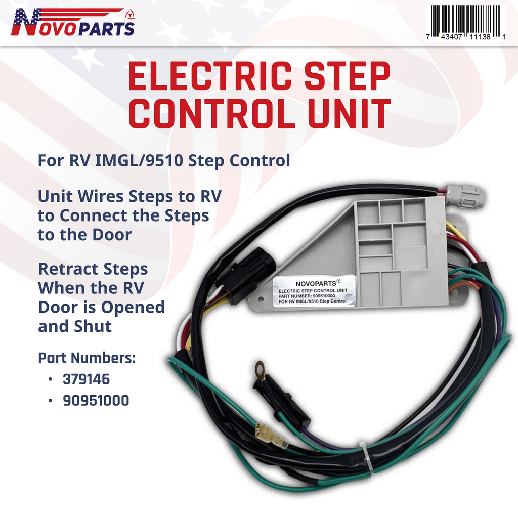 379146 Replacement Control Unit for Kwikee Electric RV Steps 909510000 for IMGL/9510