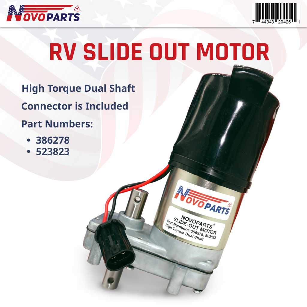 386278 523823 RV Slide Out Motor Replacement for Power Gear Slide Out Motor 386278 523823