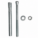 Sleeve Anchor Zinc Hex Head Concrete Masonry Expansion, 1 Count