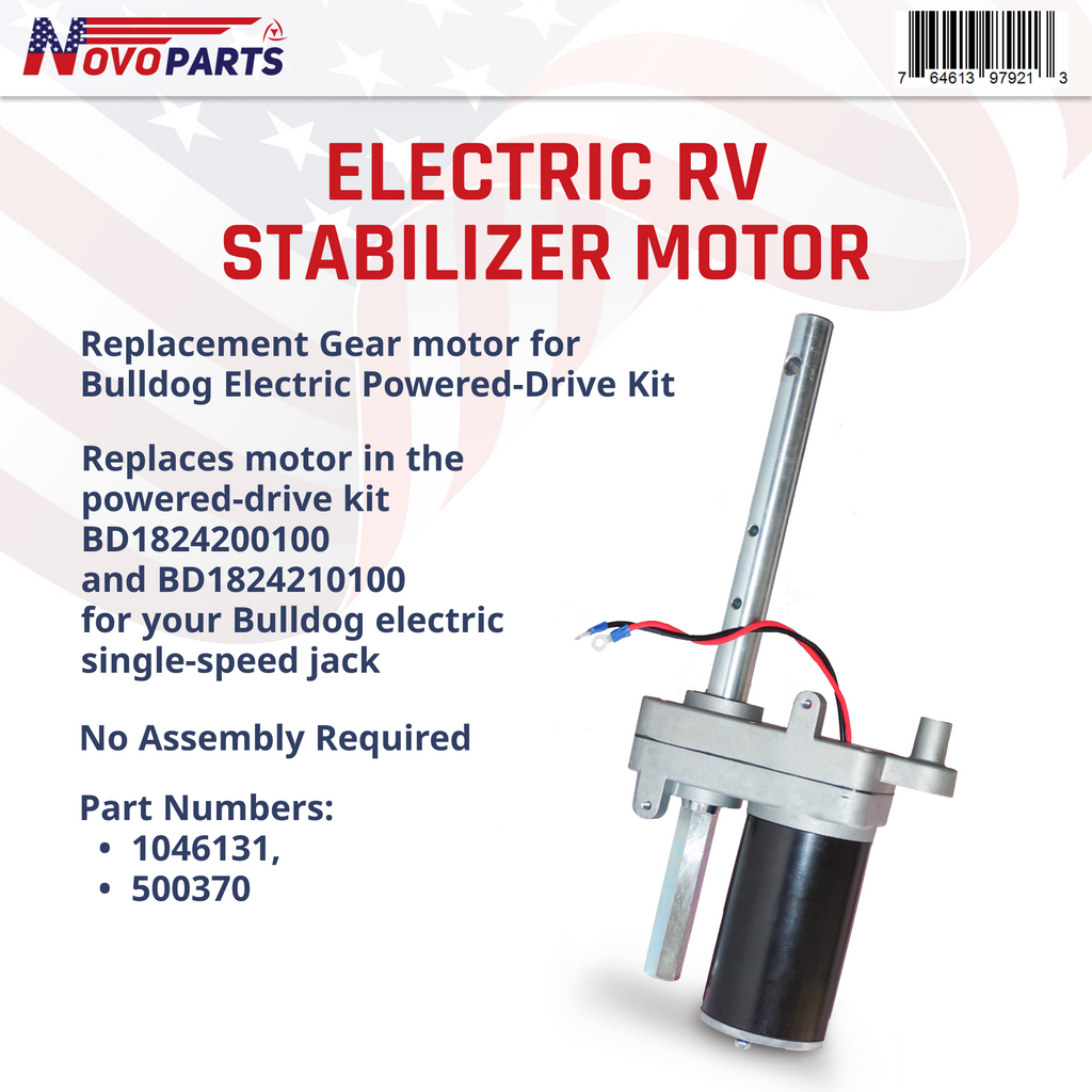 Replacement Gear Motor for Bulldog Electric Powered-Drive Kit 1046131 500370 US SELLER ONE YEAR WARRANTY FREE REPLACEMENT FAST AND FREE SHIPPING