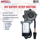 Rv Step Motor New SP1636669 Compatible with Stromberg Carlson Lippert Frigette Kwikee Coach US SELLER ONE YEAR WARRANTY FREE REPLACEMENT FAST AND FREE SHIPPING