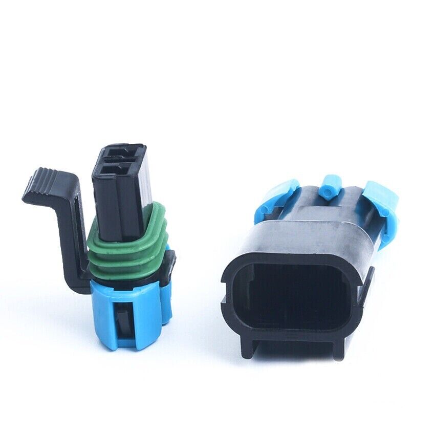 2 Pins Waterproof Electrical Wire Cable Connector Male/Female Plug For Car Fan