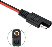 Load image into Gallery viewer, 12AWG SAE Connector Extension Cable Solar Panel Plug 1FT 2Pin