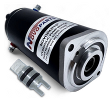 Load image into Gallery viewer, 179327 Hydraulic Power Leveling System Unit Pump Motor for RV 414850, 045-179327 with MANUAL DRIVE and SEALED COLLAR COUPLING