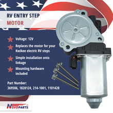 Load image into Gallery viewer, 379147 Replacement Motor for Kwikee Electric RV Steps Part Number 369506, 1820124, 214-1001, 1101428, 366043 US SELLER ONE YEAR WARRANTY FREE REPLACEMENT FAST AND FREE SHIPPING