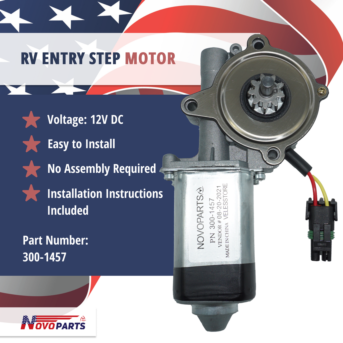 RV Step Motor 1010002326 25 Series 369506 094707-05-701 300-1457 Compa ...