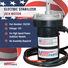 Load image into Gallery viewer, RV Electric Rear Stabilizer Jack Motor 352338 Compatible with Lippert Components US SELLER ONE YEAR WARRANTY FREE REPLACEMENT FAST AND FREE SHIPPING