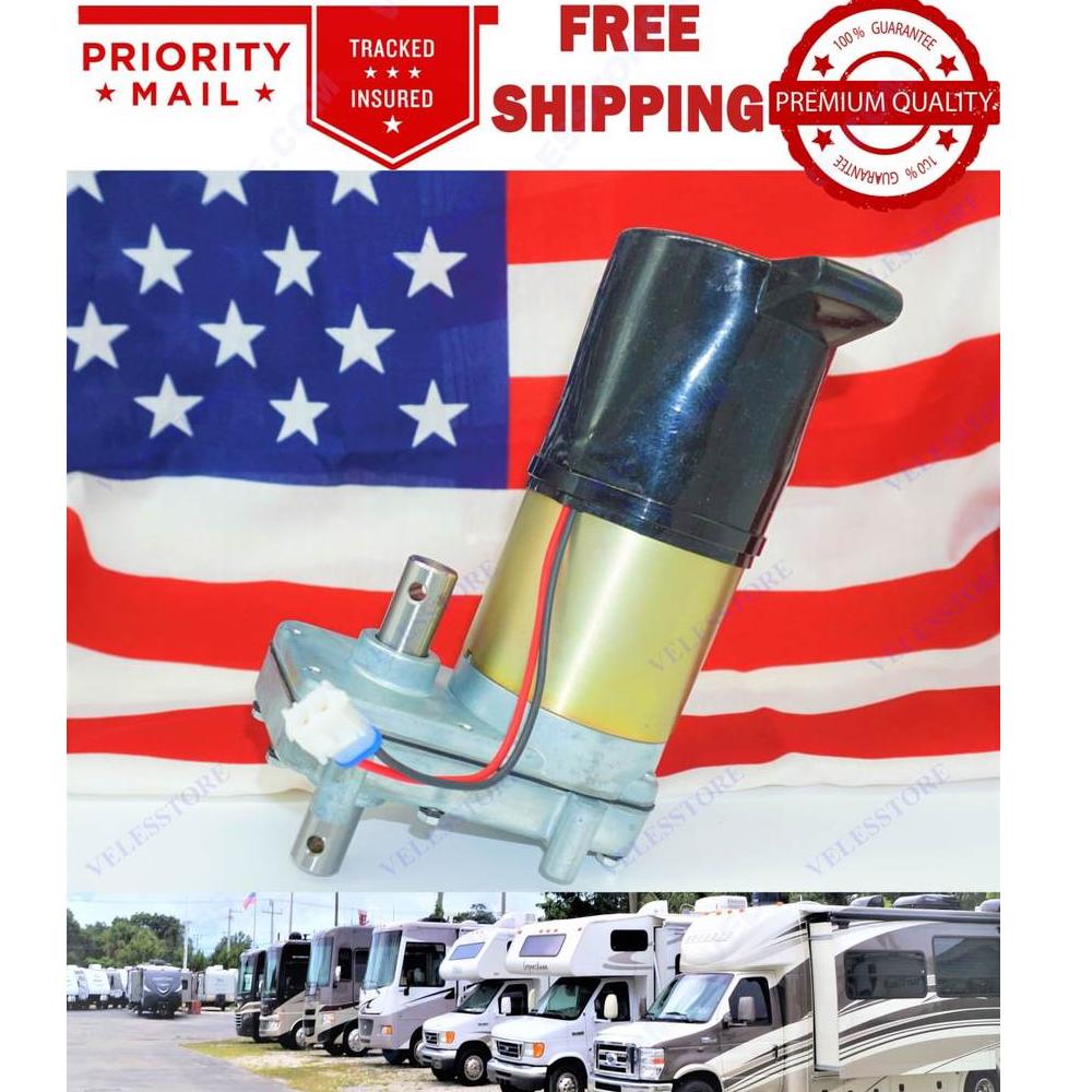 386327 520555 523725 RV Slide Out Motor Replacement for Power Gear Slide Out Motor 386327 520555 523725 Maxi Torque Dual Shaft US SELLER ONE YEAR WARRANTY FREE REPLACEMENT FAST AND FREE SHIPPING
